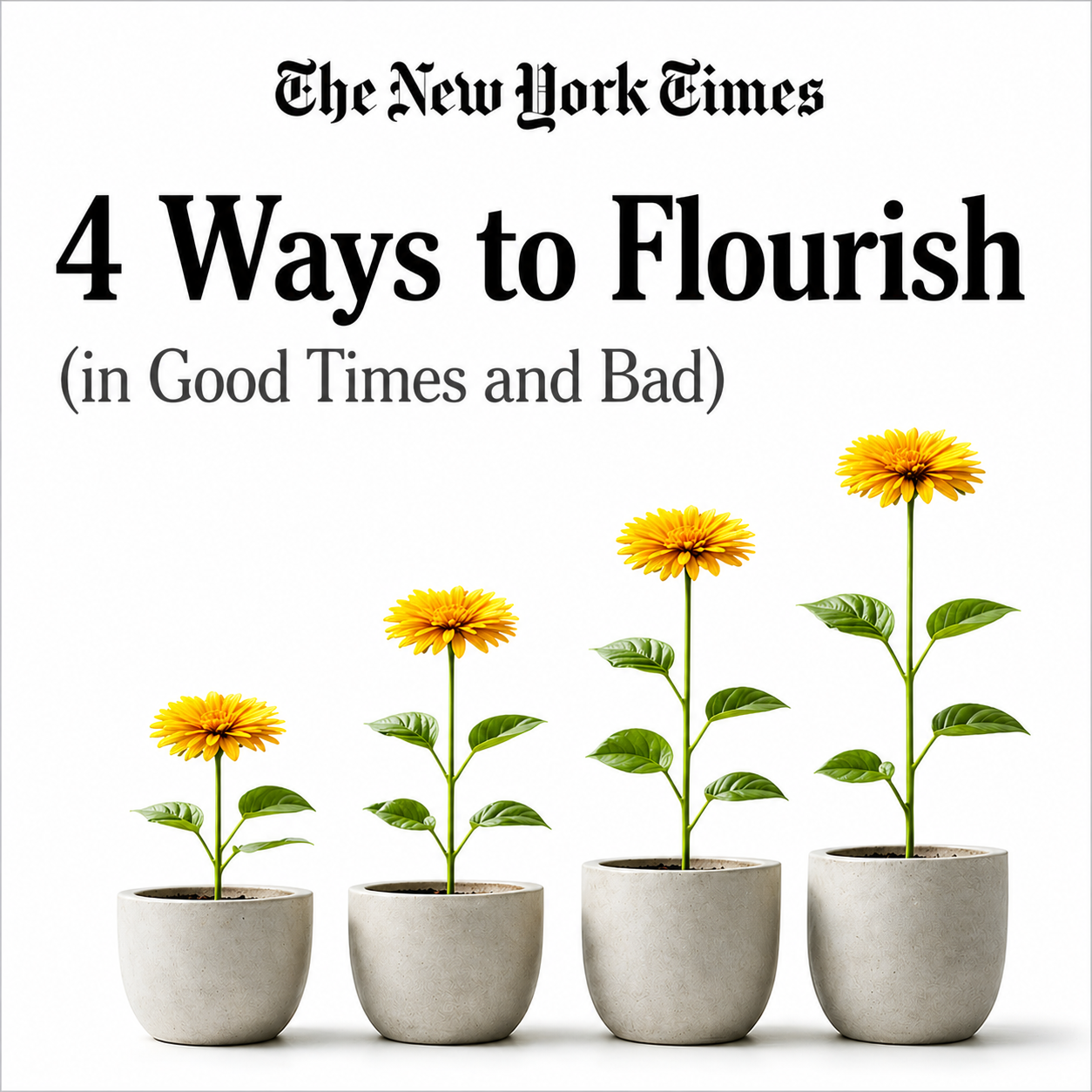 4 Ways to Flourish (in Good Times and Bad)
